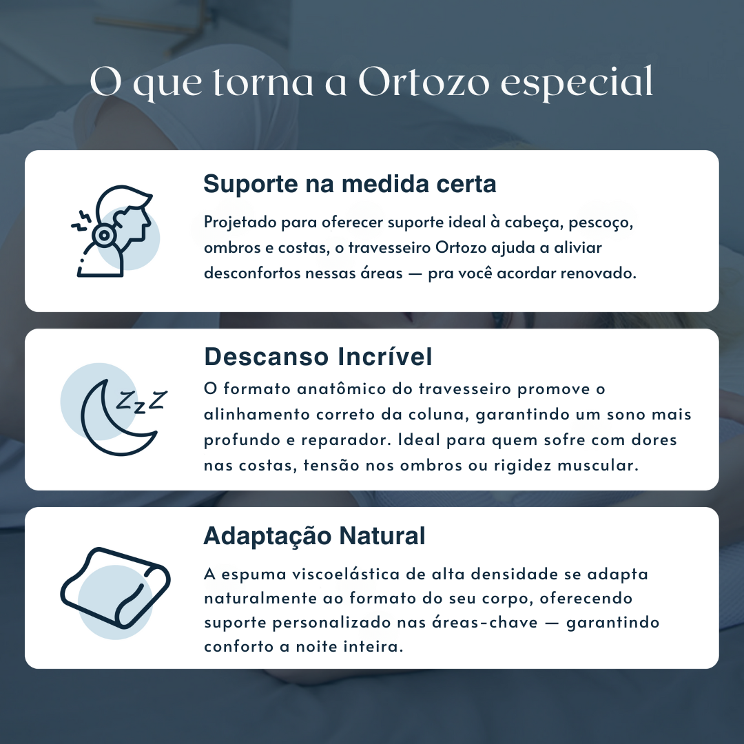 Travesseiro Premium para Alívio da Dor